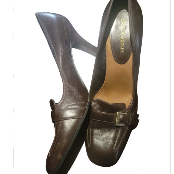 ENZO Angiolini leather 2" heels, new without tags, brown/ - Picture 4 of 8